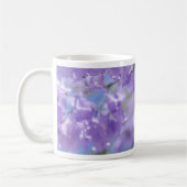 Lila Blume Kaffeetasse (Links)