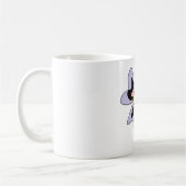 lila Blume Kaffeetasse (Links)