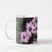 Lila Blume Kaffeetasse (Links)
