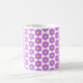 Lila Blume Kaffeetasse (Mittel)