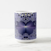 Lila Blume Kaffeetasse (Mittel)