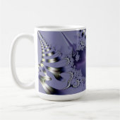 Lila Blume Kaffeetasse (Links)