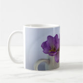 lila Blume Kaffeetasse (Links)