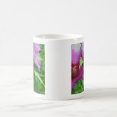 Lila Blume Kaffeetasse (Mittel)