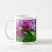 Lila Blume Kaffeetasse (Links)