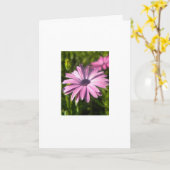 lila Blume Karte (Gelbe Blume)