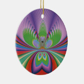 Lila Blume Keramikornament (Rechts)