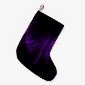 Lila Blume Kleiner Weihnachtsstrumpf (Vorderansicht (hängend))