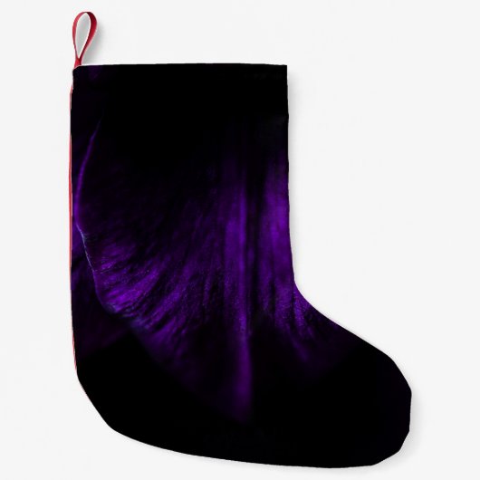 Lila Blume Kleiner Weihnachtsstrumpf (Vorderseite)