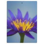 Lila Blume Klemmbrett (Rückseite)