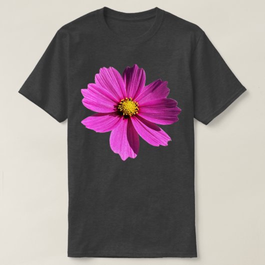 Lila Blume Kosmos T-Shirt (Design vorne)