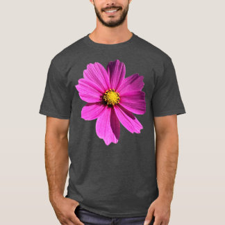 Lila Blume Kosmos T-Shirt
