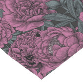 Lila Blume Kurzer Tischläufer (Ecke)
