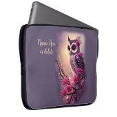 Lila Blume Laptopschutzhülle (Vorne Rechts)