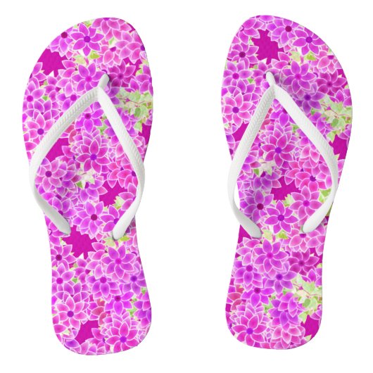 Lila Blume, Lavendel und Pflaume, Pflaumenuntergru Badesandalen (Fußbett)