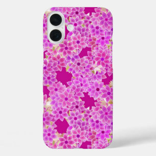 Lila Blume, Lavendel und Pflaume, Pflaumenuntergru iPhone 16 Plus Hülle