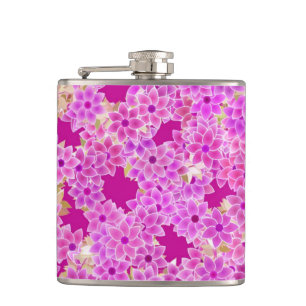Lila Blume, Lavendel und Pflaume, Pflaumenuntergru Flachmann