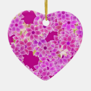 Lila Blume, Lavendel und Pflaume, Pflaumenuntergru Keramikornament