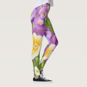 lila Blume Leggings (Rechts)