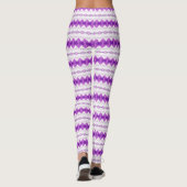 lila Blume Leggings (Rückseite)