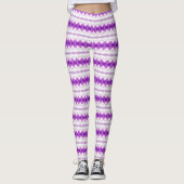 lila Blume Leggings (Vorderseite)