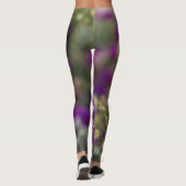 lila Blume Leggings (Rückseite)