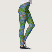 Lila Blume Leggings (Rechts)