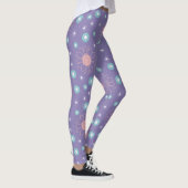 Lila Blume Leggings - Chic & Comfy Fit (Rechts)
