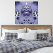 Lila Blume Leinwanddruck (Insitu (Schlafzimmer))