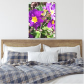 Lila Blume Leinwanddruck (Insitu (Schlafzimmer))