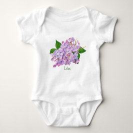 lila Blume lila Aquarell T - Shirt
