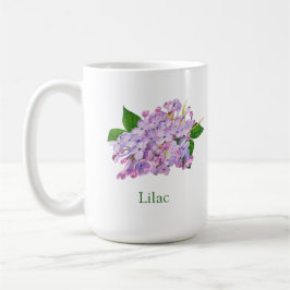 lila Blume lila Wasserfarbe Kaffeetasse