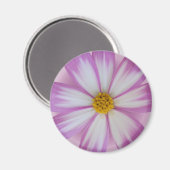 Lila Blume Magnet (Vorderseite/Rückseite)