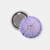 Lila Blume Magnet (Vorderseite/Rückseite)