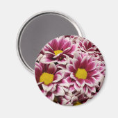 Lila Blume Magnet (Vorderseite/Rückseite)