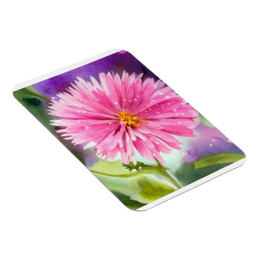 Lila Blume Magnet (Rechte Seite)