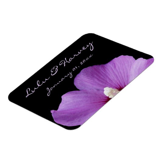 Lila Blume Magnet (Linke Seite)