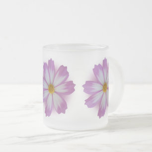 Lila Blume Mattglastasse