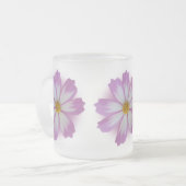 Lila Blume Mattglastasse (Vorderseite Links)