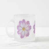 Lila Blume Mattglastasse (Links)