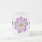 Lila Blume Mattglastasse (Mittel)