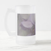 Lila Blume Mattiert 16 oz Mattiert Glass Tasse (Links)