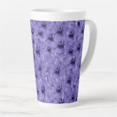 Lila Blume Milchtasse (Rechte Ecke)