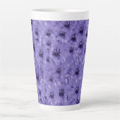 Lila Blume Milchtasse (Vorderseite)
