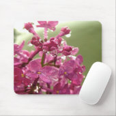 Lila Blume mit Raindrops Mouse Pad Mousepad (Mit Mouse)