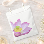 Lila Blume mit rosa Beutel Geschenktütchen (Ausgeschnitten)