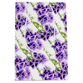 Lila Blume Mittlere Geschenktüte (Vorderseite)