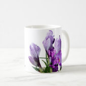Lila Blume, modischer Boho Kaffeetasse (VorderseiteRechts)