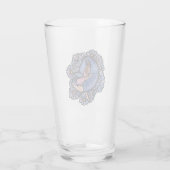 Lila Blume Moon Fairy Glas (Rückseite)