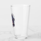 Lila Blume Moon Fairy Glas (Links)